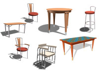 Design stolového a sedacího nábytku